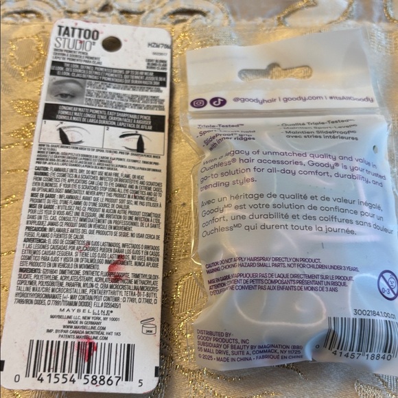 Maybelline Tattoo Studio Eyebrow Pencil waterproof light Blonde.FREE Goody sport - Picture 7 of 7